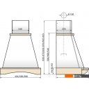 Вытяжки Elikor Ротонда 50П-650-П3Л (бежевый/дуб неокрашенный) (840506)