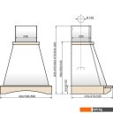 Вытяжки Elikor Ротонда 50П-650-П3Л (бежевый/дуб неокрашенный) (840506)