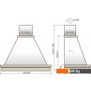 Вытяжки Elikor Вилла Валенсия 90П-650-П3Д (топленое молоко/дуб неокрашенный) (943928)