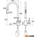 Смесители Paulmark Iniversal Un213880-BS (стальной/нержавеющая сталь)