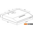 Вытяжки Krona Jessica slim 600 PB (серебристый металлик)