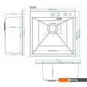 Кухонные мойки Schtoff Best Premium Black 5550