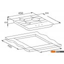 Варочные панели Weissgauff HGG 451 BGh Nano Glass