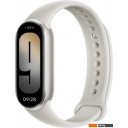 Умные часы и браслеты Xiaomi Smart Band 9 (серый титан, со светло-серым силиконовым ремешком, международная версия)