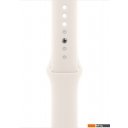 Умные часы и браслеты Apple Watch Series 10 46 мм (алюминиевый корпус, розовое золото/звездный свет, спортивный силиконовый ремешок M/L)