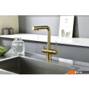 Смесители Paulmark Serpentine Se213222-BG (золото/брашированное золото) Смесители Paulmark Serpentine Se213222-BG (золото/брашированное золото)