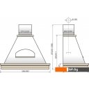 Вытяжки Elikor Бельведер Валенсия 90П-650-П3Д (топленое молоко/дуб неок.) (943862)
