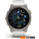 Умные часы и браслеты Garmin Epix Sapphire Gen 2 (серебристый титан/белый)