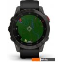 Умные часы и браслеты Garmin Epix Sapphire Gen 2 (серебристый титан/белый)