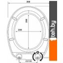 Сиденья и крышки для унитазов и биде Bisk Lilia 80312 (бежевый)