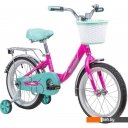 Детские велосипеды Novatrack Ancona 16 (розовый/голубой, 2019)