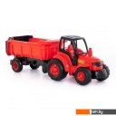 Игрушечный транспорт Полесье Чемпион трактор с полуприцепом 0445