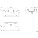 Умывальники Cersanit Moduo 80 Slim UM-MOD80SL/1