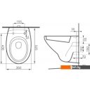 Унитазы Cersanit Delfi SET-DEL/Black/TPL/Cg