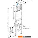 Унитазы Cersanit Delfi SET-DEL/Black/TPL/Cg