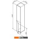 Мебель для ванных комнат AM.PM Шкаф-пенал для ванной Gem M90CSR0306WG