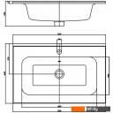 Умывальники Керамин Женева 70