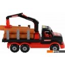 Игрушечный транспорт Полесье Автомобиль-лесовоз Mammoet 68521