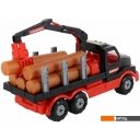 Игрушечный транспорт Полесье Автомобиль-лесовоз Mammoet 68521
