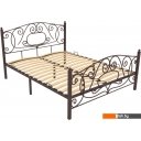 Кровати Князев Мебель Виктория 90x200 ВЯ.90.200.К (коричневый муар)