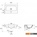 Умывальники Cersanit Moduo 60 Slim UM-MOD60SL/1