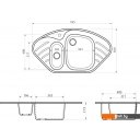 Кухонные мойки Berge BR-9550 (черный матовый) Кухонные мойки Berge BR-9550 (черный матовый)
