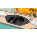 Кухонные мойки Berge BR-9550 (черный матовый)