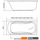 Ванны 1Марка Classic 150x70 (с ножками)