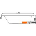 Ванны Santek Монако 170x70 1WH111979 (с каркасом и экраном)