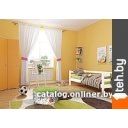 Кровати Мебельград Соня вариант 2 (массив сосны белый)