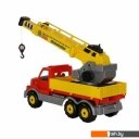 Игрушечный транспорт Полесье Сталкер автомобиль-кран с поворотной платформой 56511