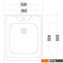Кухонные мойки Ukinox Стандарт STD500.600 6C 0CS Кухонные мойки Ukinox Стандарт STD500.600 6C 0CS
