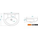 Умывальники Santek Канны-50 50x45 [1.WH11.0.243]