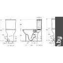 Унитазы Roca Debba Round Rimless 734299P00Y (с двойным выпуском)