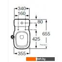 Унитазы Roca Debba Round Rimless 734299P00Y (с двойным выпуском)