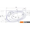 Ванны 1Марка Julianna 170x100 (левая)