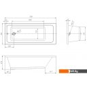 Ванны Ventospa Novaro 170x70 (с каркасоми экраном)