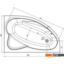 Ванны Ventospa Nika 170x115L (с каркасом и экраном)