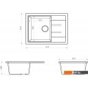 Кухонные мойки Berge BR-5850 (графит матовый)