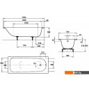 Ванны Kaldewei Eurowa 170x70 (с ножками)