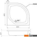 Душевые поддоны Triton ПД4 90x90 Душевые поддоны Triton ПД4 90x90