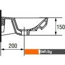 Умывальники Cersanit CARINA 50 50x39