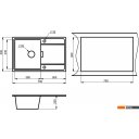 Кухонные мойки Granula 7804 (арктик)