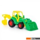 Игрушечный транспорт Полесье Чемпион трактор с лопатой и ковшом 0513
