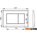 Клавиши и системы смыва Alcaplast M270