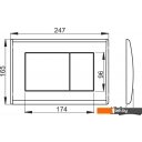 Клавиши и системы смыва Alcaplast M270