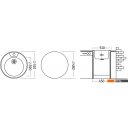 Кухонные мойки Ukinox Фаворит FAP510-GT8K 0C (с сифоном)