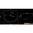 Умывальники Santek Анимо 50x40 (1WH110496)