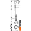 Комплектующие для унитазов, писсуаров, биде Alcaplast A18 3/8