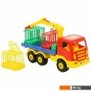 Игрушечный транспорт Полесье Престиж автомобиль для перевозки зверей 44204